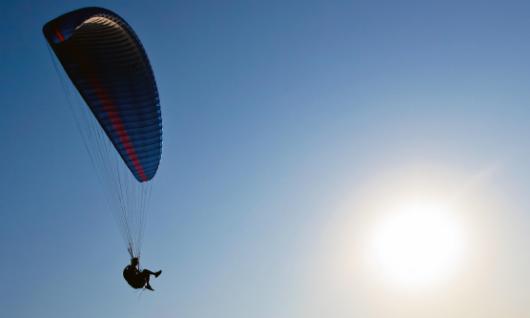 Paragliding in Sopela