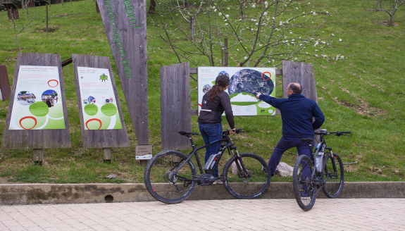 Sagar cycling,, die Apfelweinroute in Astigarraga mit dem E-Bike