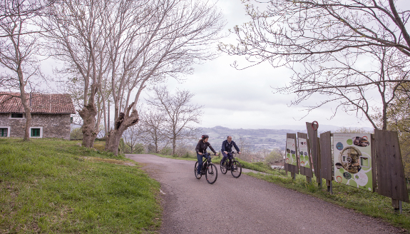 Sagar cycling,, die Apfelweinroute in Astigarraga mit dem E-Bike
