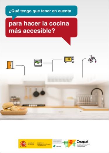 Portada de la gu&iacute;a sobre accesibilidad en la cocina para personas con silla de ruedas