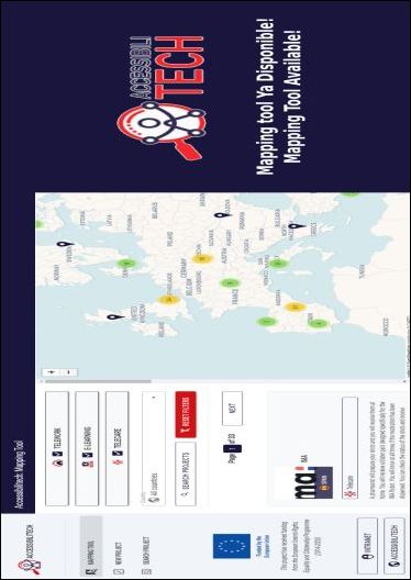 Portada de la web del proyecto europeo sobre accesibilidad en el teletrabajo