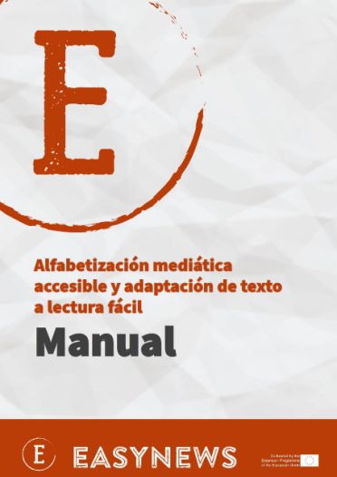 Portada del manual sobre alfabetizaci&oacute;n y adaptaci&oacute;n a lectura f&aacute;cil de fuentes de informaci&oacute;n digital.