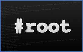 "Root" hitza etiketatuta agertzen den irudia.