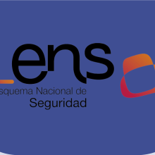 Imagen azul con las siglas "ENC", que corresponden a la Estrategia Nacional Ciberseguridad.