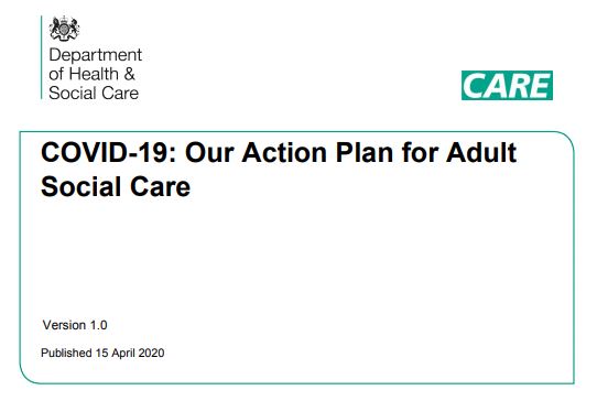 COVID-19: Our Action Plan for Adult Social Care