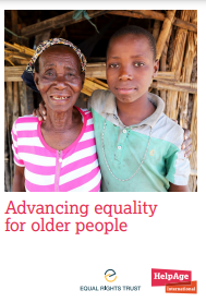 Reproducción parcial de la portada del documento 'Advancing equality for older people' (HelpAge International, 2022)