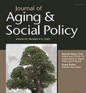 Special issue of the Journal of Aging & Social Policy on the COVID-19 pandemic (Journal of Aging & Social Policy 32, 2020)