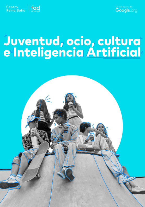 'Consumos culturales y de ocio de la juventud en Espa&ntilde;a: desigualdad, digitalizaci&oacute;n e Inteligencia Artificial' dokumentuaren azalaren erreprodukzio osoa