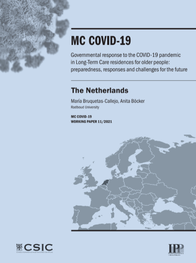 Mc-COVID 19. Mecanismos de coordinaci&oacute;n en la gesti&oacute;n del Coronavirus entre los distintos niveles de gobierno y sectores de pol&iacute;tica p&uacute;blica en 15 pa&iacute;ses europeos. Pa&iacute;ses Bajos, Caso de estudio