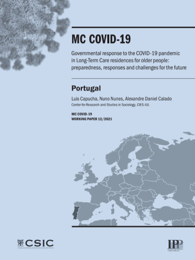 Mc-COVID 19. Mecanismos de coordinación en la gestión del Coronavirus entre los distintos niveles de gobierno y sectores de política pública en 15 países europeos. Portugal, Caso de estudio