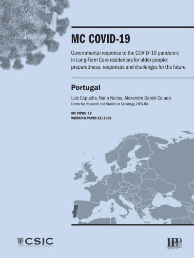 Mc-COVID 19. Mecanismos de coordinaci&oacute;n en la gesti&oacute;n del Coronavirus entre los distintos niveles de gobierno y sectores de pol&iacute;tica p&uacute;blica en 15 pa&iacute;ses europeos. Portugal, Caso de estudio