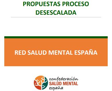 Propuestas proceso desescalada Red Salud Mental España