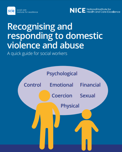 Recognising and responding to domestic violence and abuse. A quick guide for social workers (SCIE y NICE, 2020)