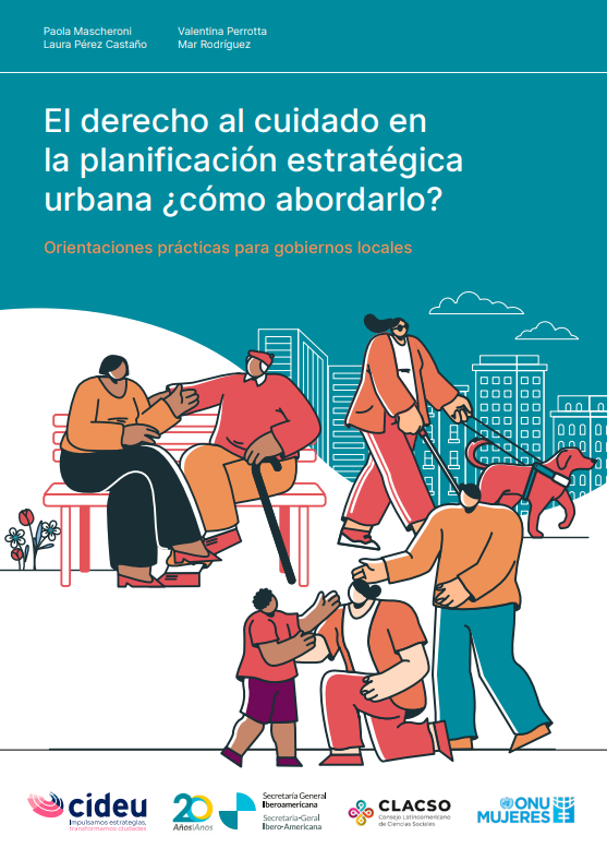 'El derecho al cuidado en la planificaci&oacute;n estrat&eacute;gica urbana &iquest;c&oacute;mo abordarlo?' dokumentuaren azalaren erreprodukzio osoa