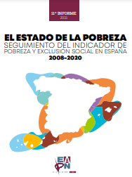 El estado de la pobreza, 11º Informe AROPE. Seguimiento del indicador de pobreza y exclusión social en España. Red Europea de Lucha contra la Pobreza y la Exclusión Social, 2021