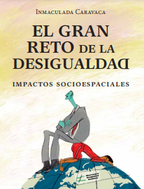 'El gran reto de la desigualdad. Impactos socioespaciales'  (Observatorio de Desigualdad de Andalucía, 2022)  dokumentoaren azalaren zati bat erreprodukzioa