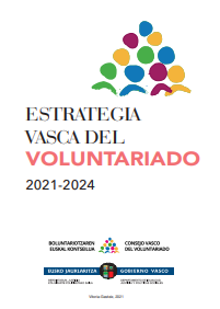 Portada del documento Estrategia Vasca del Voluntariado (Gobierno Vasco-Eusko Jaurlaritza)
