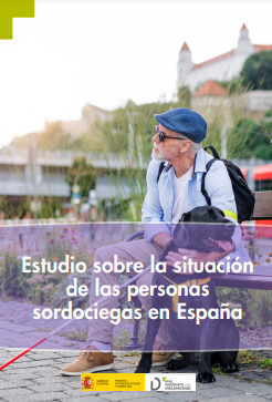 Ondorengo dokumentuaren azalaren erreprodukzio partziala: Estudio sobre la situaci&oacute;n de las personas sordociegas en Espa&ntilde;a (Real Patronato sobre Discapacidad, 2023)