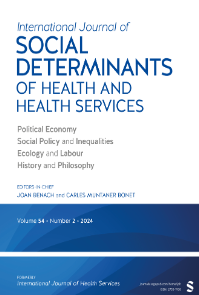 Ondorengo dokumentuaren azalaren erreprodukzio partziala: Food Insecurity and Social Policy: A Comparative Analysis of Welfare State Regimes in 19 Countries (International Journal of Social Determinants of Health and Health Services, 2023; 0 (0)