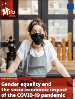 Portada del documento Gender equality and the socio-economic impact of the COVID-19 pandemic.