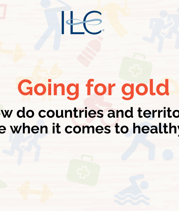 Reproducci&oacute;n parcial de la portada del documento 'Going for gold: How do countries and territories compete when it comes to healthy ageing? International Longevity Centre UK, 2024)'