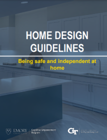 'Home design guidelines. Being safe and independent at home (Georgia Tech Research, 2023)' dokumentuaren azalaren erreprodukzio osoa
