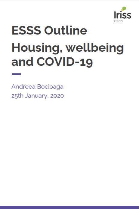 Housing, wellbeing and COVID-19 (Iriss, 2020)