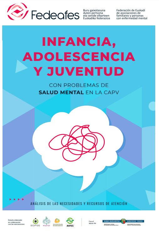 Infancia, Adolescencia y Juventud con problemas de Salud Mental en la CAPV (FEDEAFES, 2021)
