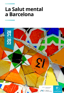 Reproducci&oacute;n parcial de la portada del documento 'La salut mental a Barcelona, 2021-2022' (Ag&eacute;ncia de Salut P&uacute;blica de Barcelona, 2023)