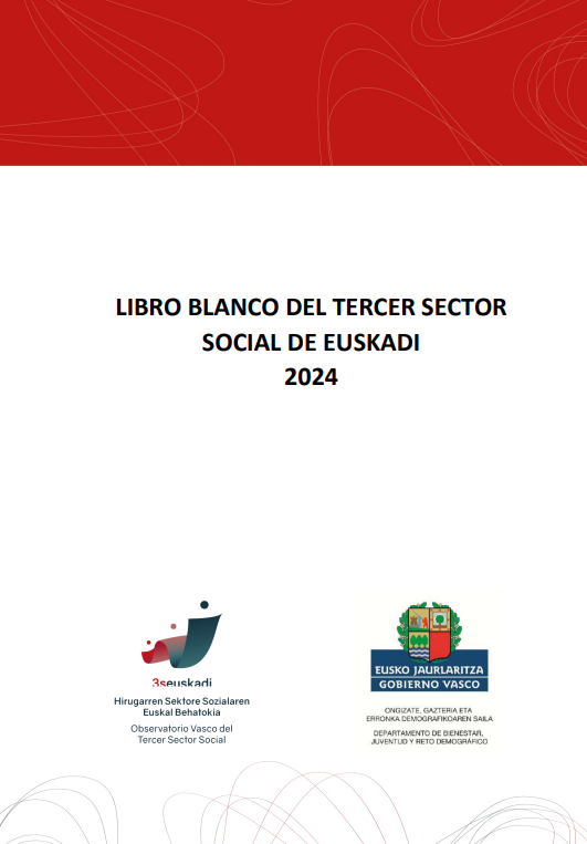 Reproducci&oacute;n total de la portada del documento 'Libro Blanco 2024 del Tercer Sector Social de Euskadi'