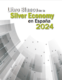 'Libro blanco de la silver economy en Espa&ntilde;a 2024 (Alternativa Press S.C., 2023)' dokumentuaren azalaren erreprodukzio osoa