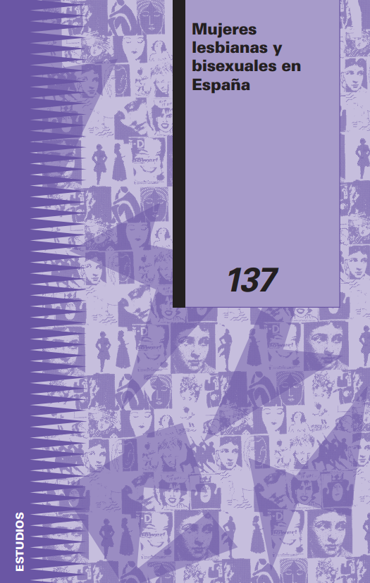 'Mujeres lesbianas y bisexuales en Espa&ntilde;a' dokumentuaren azalaren erreprodukzio osoa