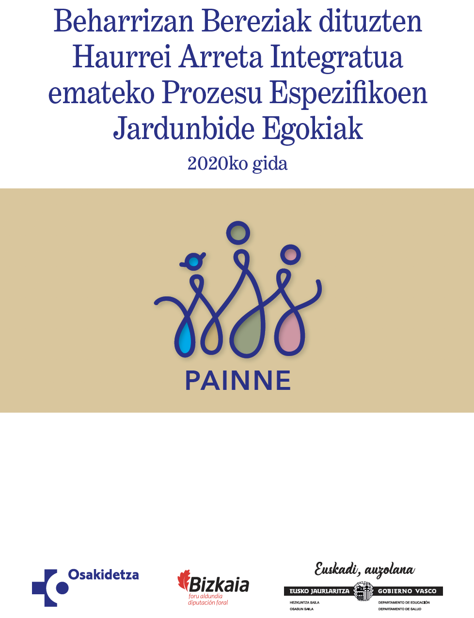Beharrizan Bereziak dituzten Haurrei Arreta Integratua emateko Prozesu Espezifikoen Jardunbide Egokiak. 2022ko gida.