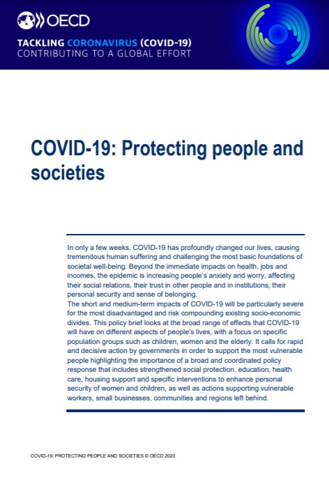 COVID-19: Protecting people and societies. (OCDE, 2020)