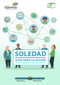 Reproducción parcial de la portada del documento 'Soledad. Guía para la acción' (Gobierno Vasco, 2022)