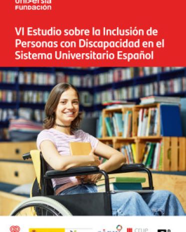Portada del VI Estudio sobre la Inclusión de Personas con Discapacidad en el Sistema Universitario Español