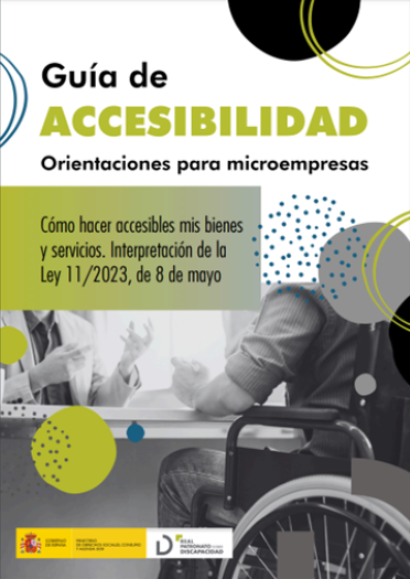 Portada de la gu&iacute;a de accesibilidad para microempresas