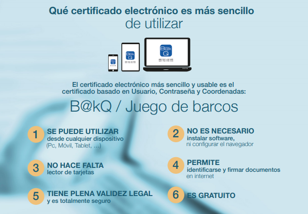 BakQ: Certificado más sencillo de utilizar