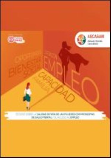 Portada del estudio sobre la calidad de vida de las mujeres con problemas de salud mental y su acceso al empleo