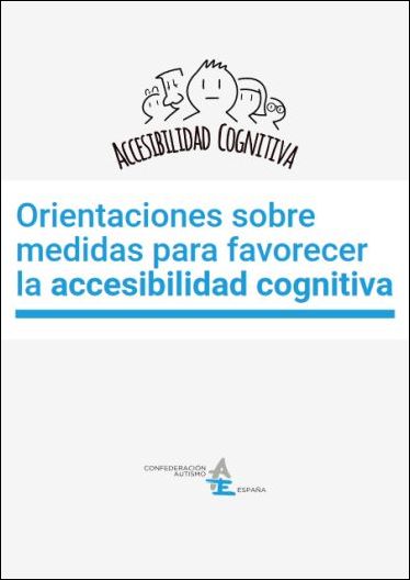 Portada de la gu&iacute;a con orientaciones sobre medidas para favorecer la accesibilidad cognitiva.