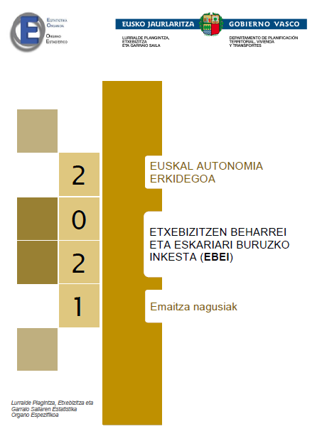 EAEko Etxebizitza Beharren eta Eskariaren Inkestaren emaitzen txostena