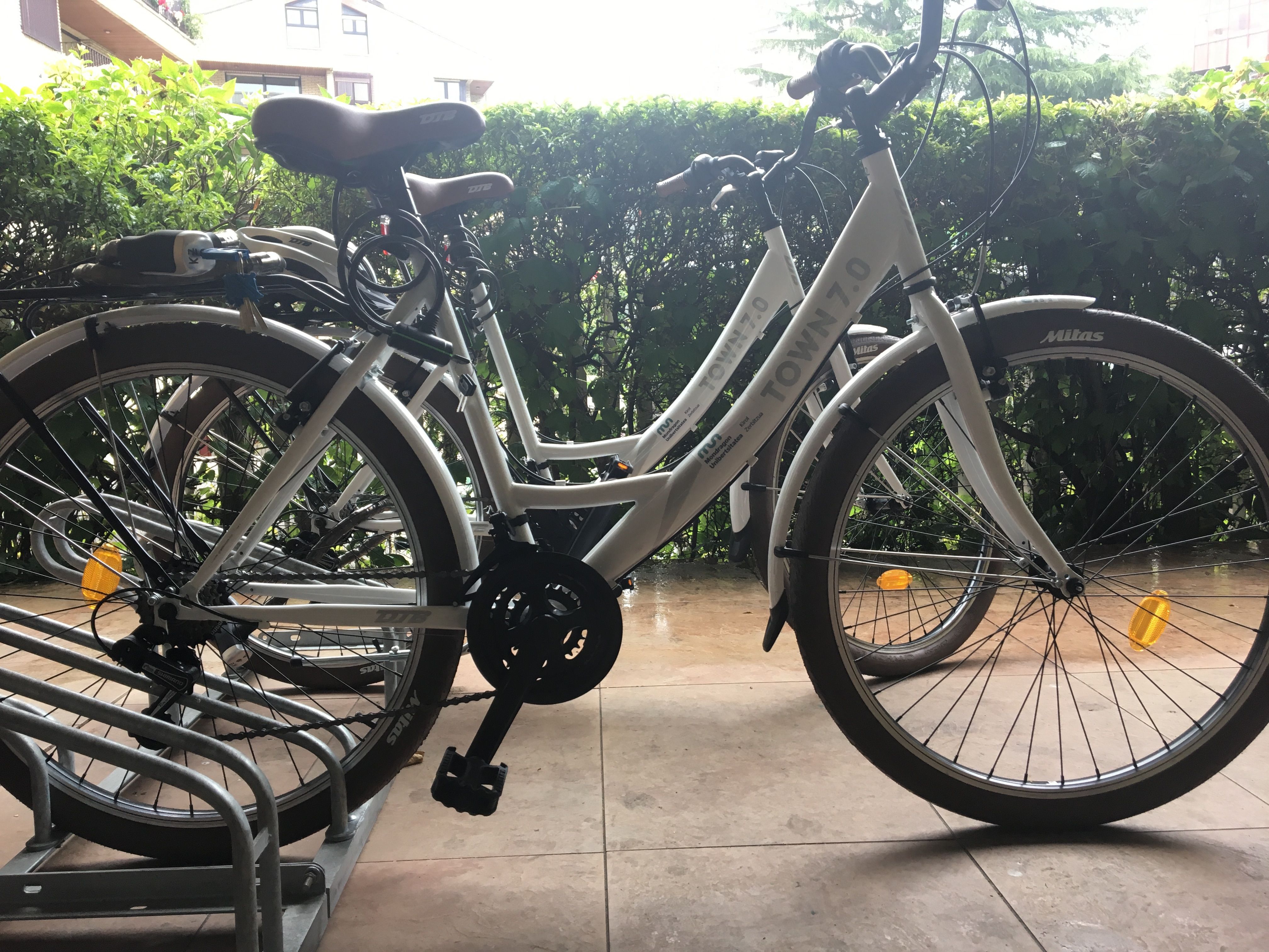 Irudia - Mondragon Unibertsitateko bizikleta mailegu zerbitzua