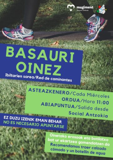 Imagen - Actividad f&iacute;sica contra la exclusi&oacute;n Red de caminantes de Basauri