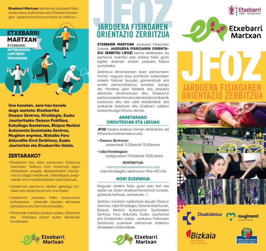 Imagen - Etxebarri Martxan servicio de orientaci&oacute;n