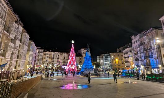 Iluminaci�n navide�a en Vitoria-Gasteiz