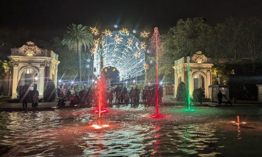 Iluminaci�n navide�a en Bilbao