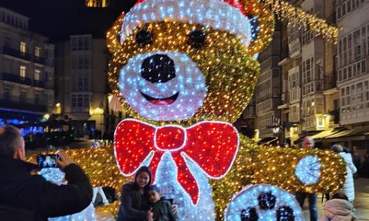 Iluminaci�n navide�a en Vitoria-Gasteiz