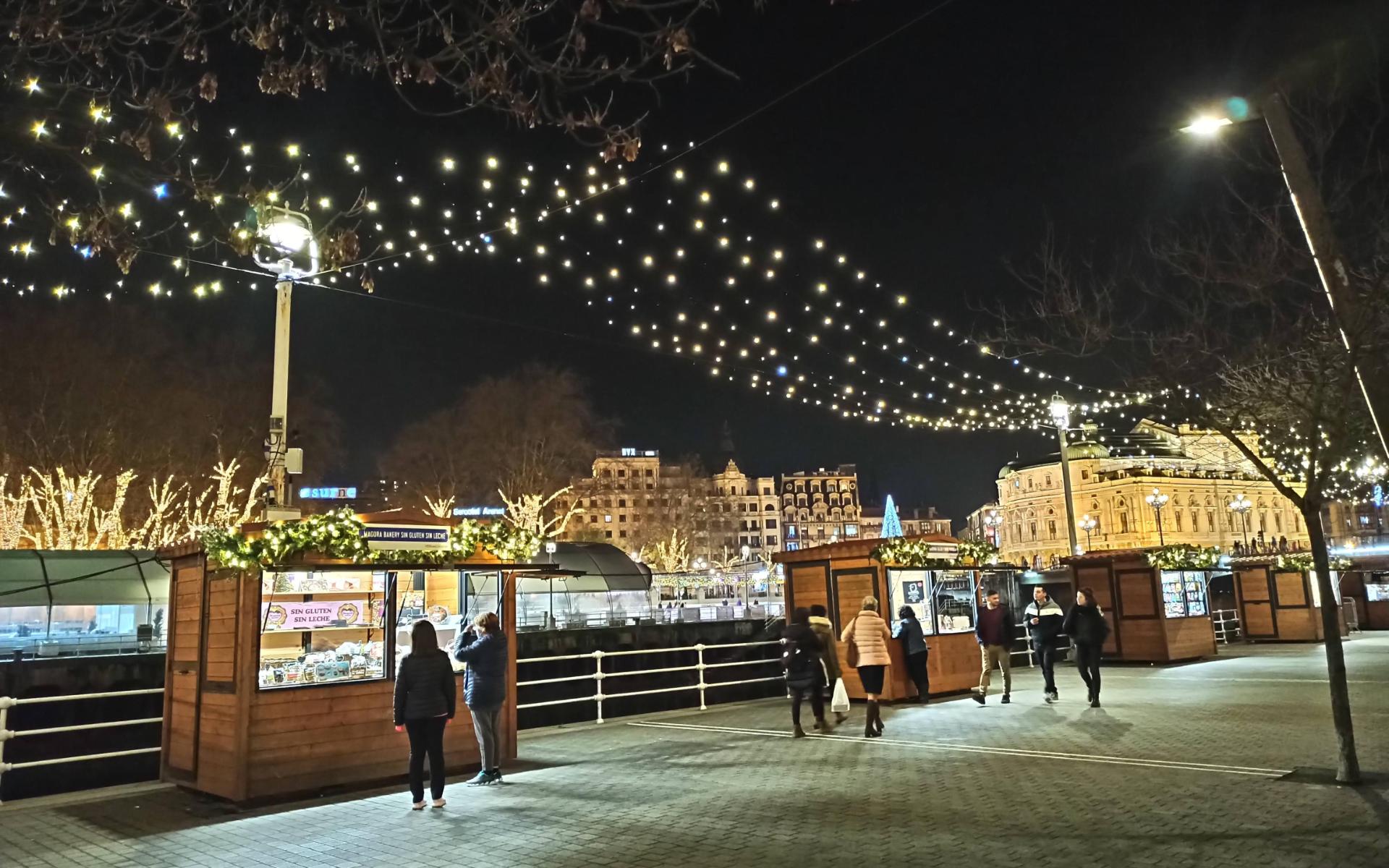 Mercado de Navidad en Bilbao 