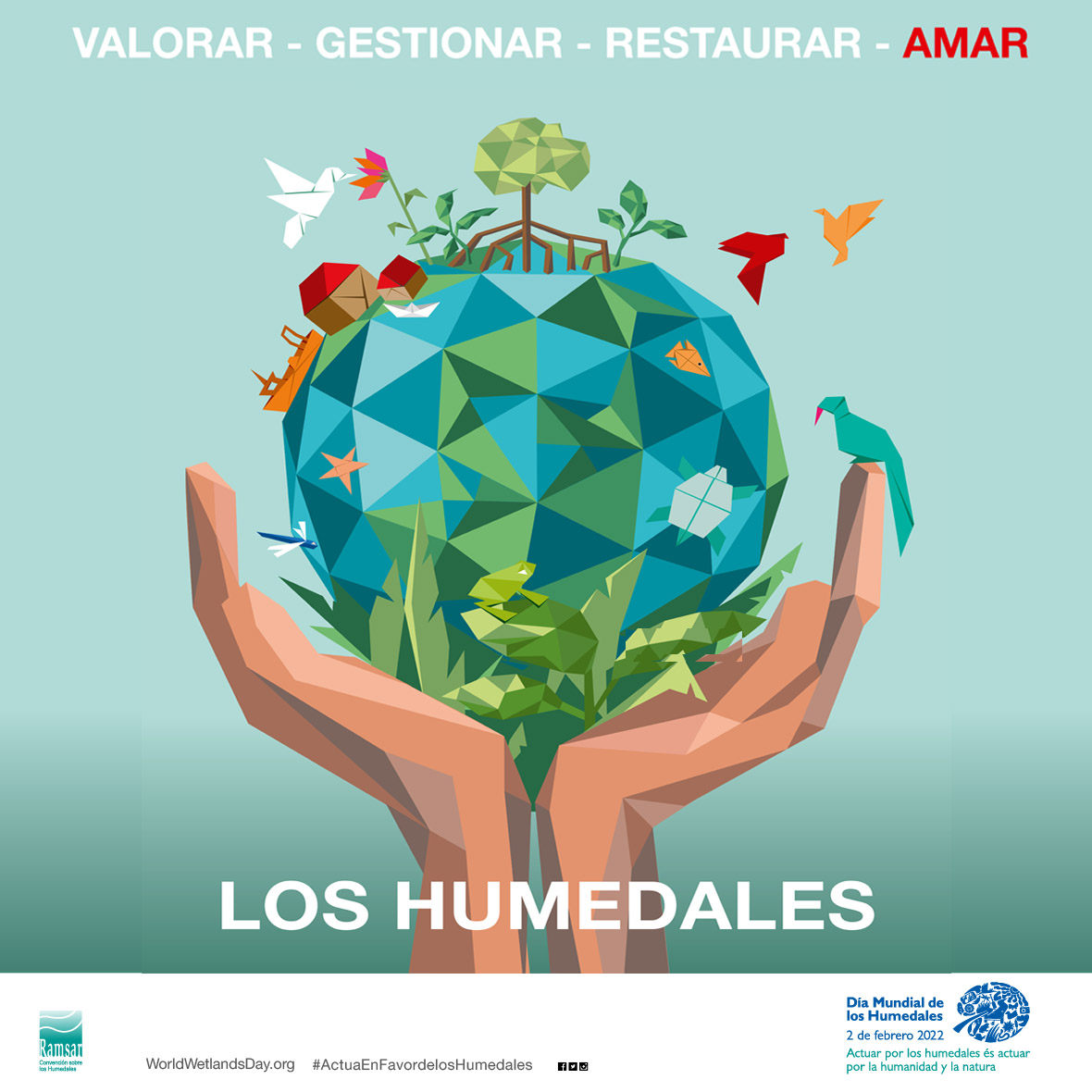 Cartel Día Mundial de los Humedales