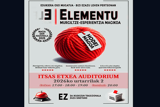 Hodei Magoa: "3 elementu - murgitze-esperientzia magikoa"